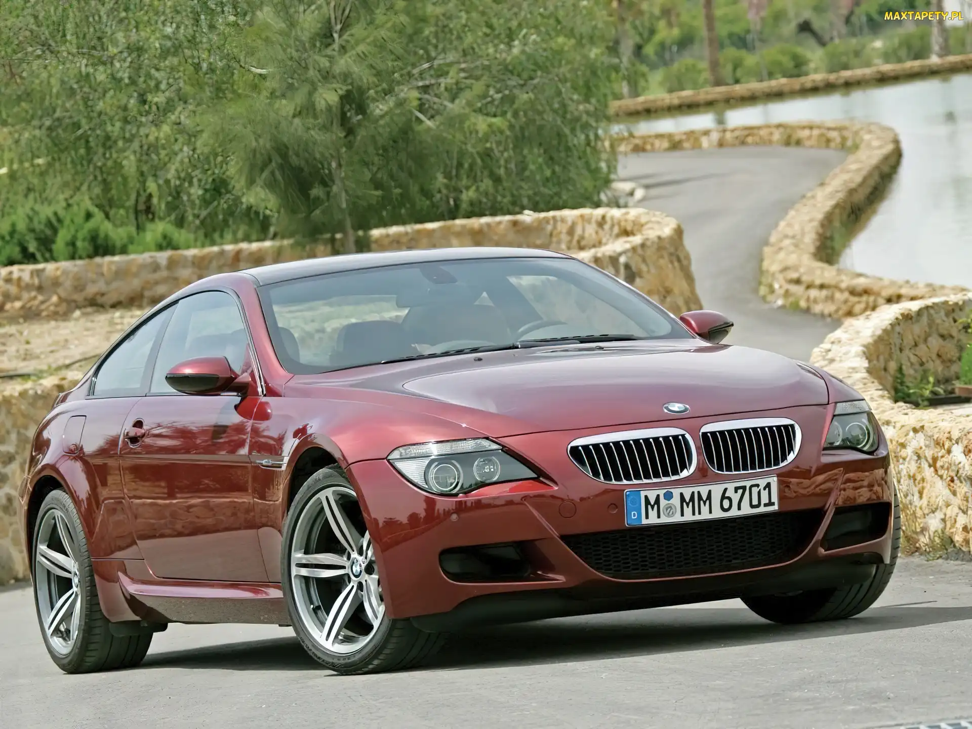 BMW 6, E63, Bordowa