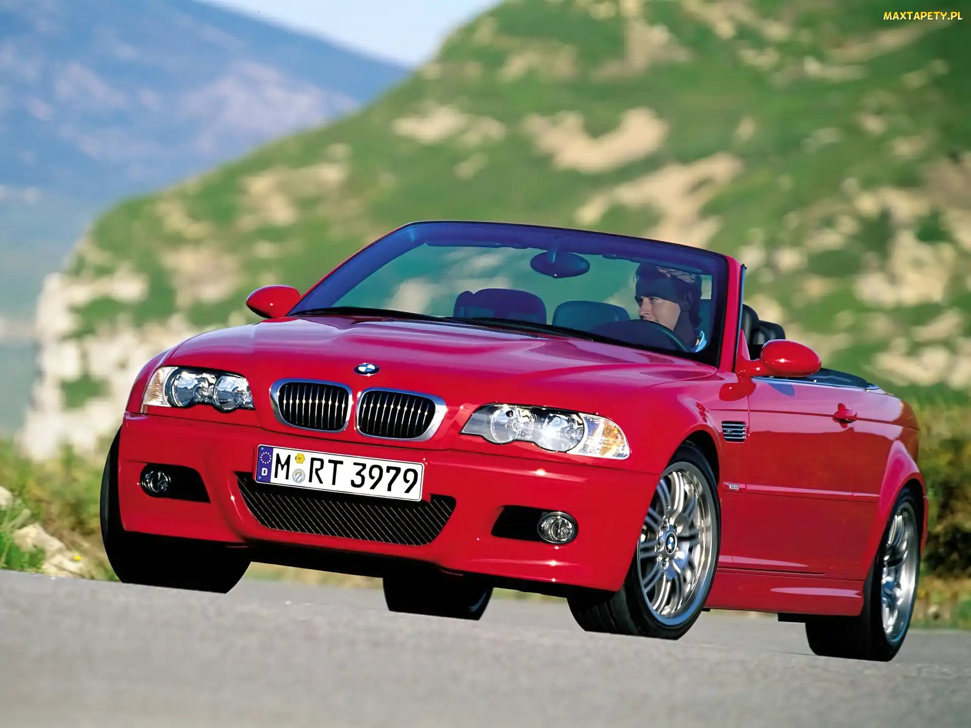 Czerwone, Cabrio, Bmw